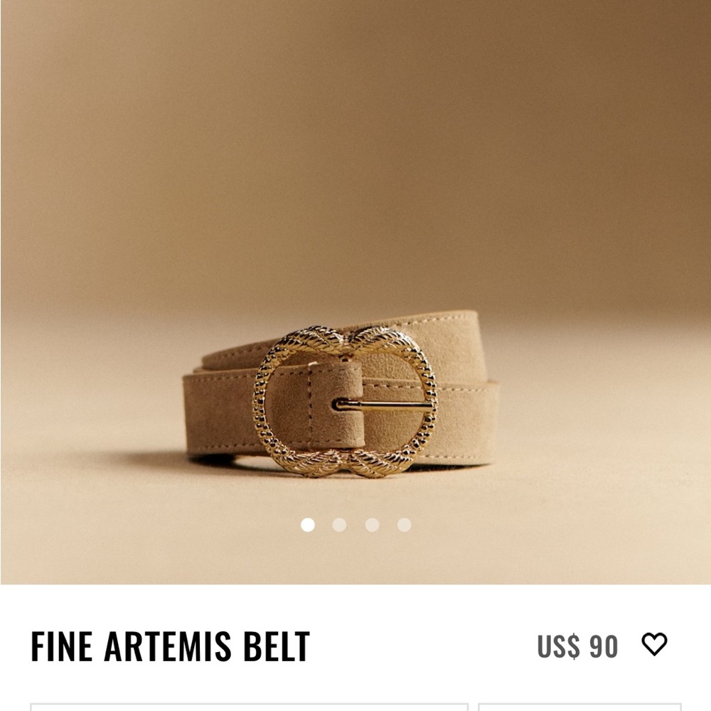 Sezane fine Artemis belt size 85